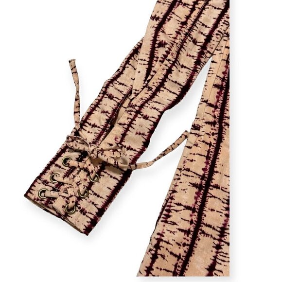 ULLA JOHNSON MANON DRESS Blush Tie Dye, Size 0, Pink, New with tags - Picture 13 of 16